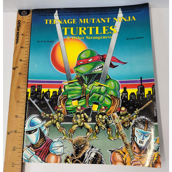 Vintage TMNT RPG Rulebook Teenage Mutant Ninja Turtles & Other Strangeness 1989 - Picture 11 of 15